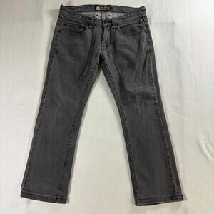 Matix Marc Johnson MJ Jeans 28 Black Gray Drawstring Skate Denim